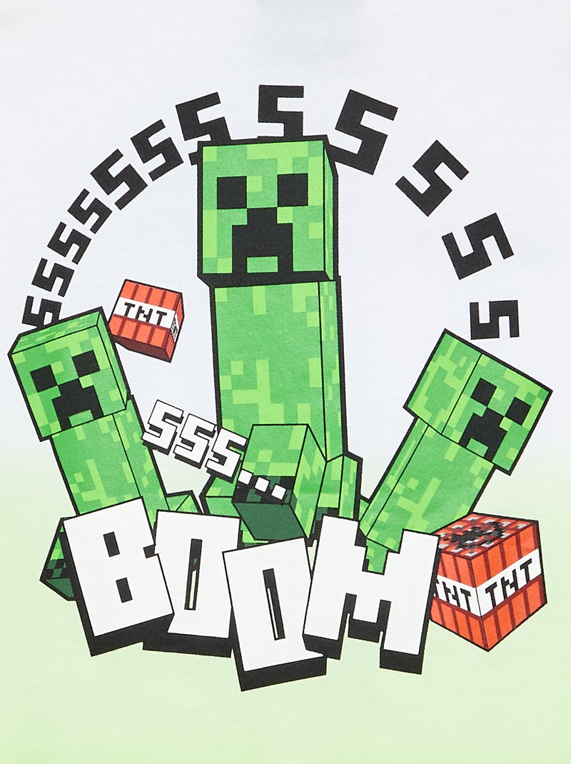 Camiseta 'Minecraft' de manga corta Verde - Kiabi