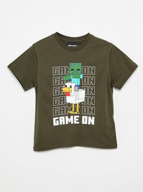 Camiseta 'Minecraft' de manga corta - Kiabi Camiseta 'Minecraft' de manga corta - Kiabi