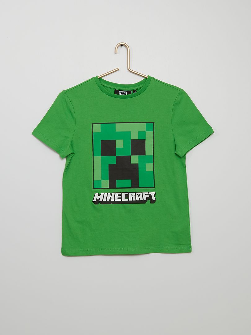 Camiseta 'Minecraft' verde - Kiabi