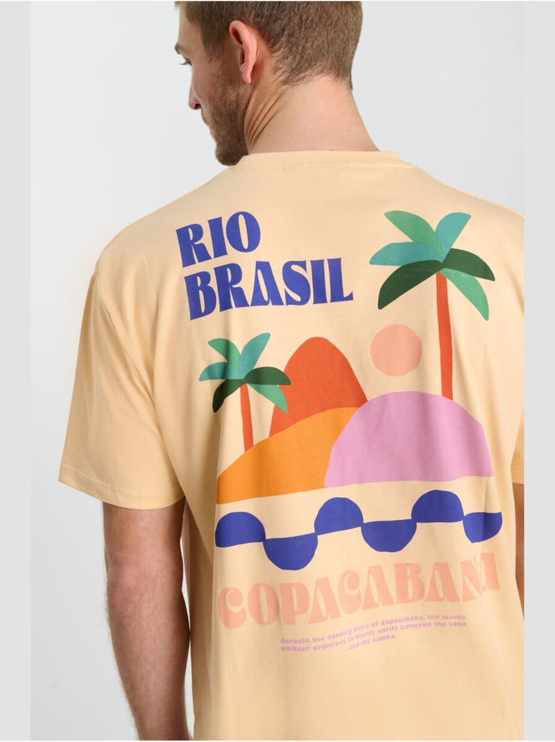 Camiseta Mineirão «Le Temps des Cerises» Naranja - Kiabi