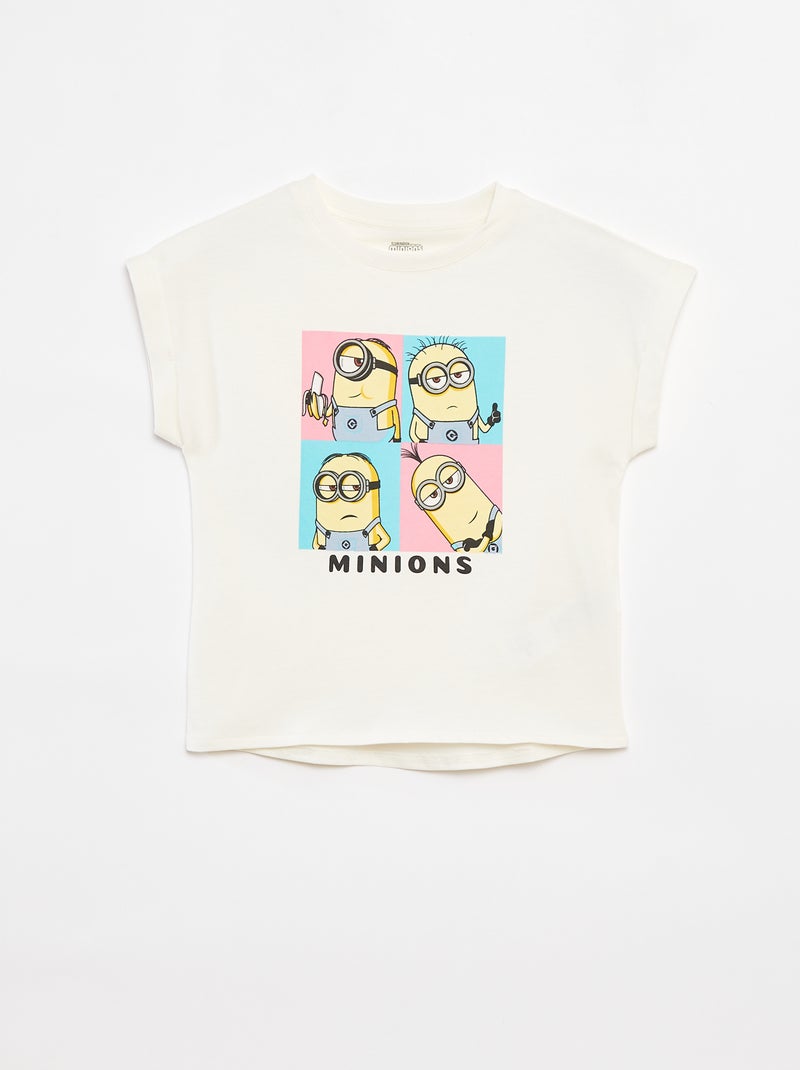 Camiseta 'Minions' de manga corta BLANCO - Kiabi