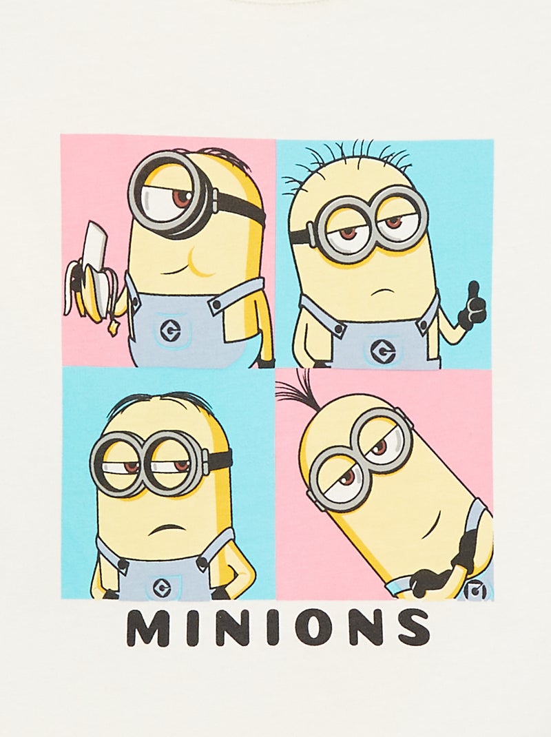 Camiseta 'Minions' de manga corta BLANCO - Kiabi