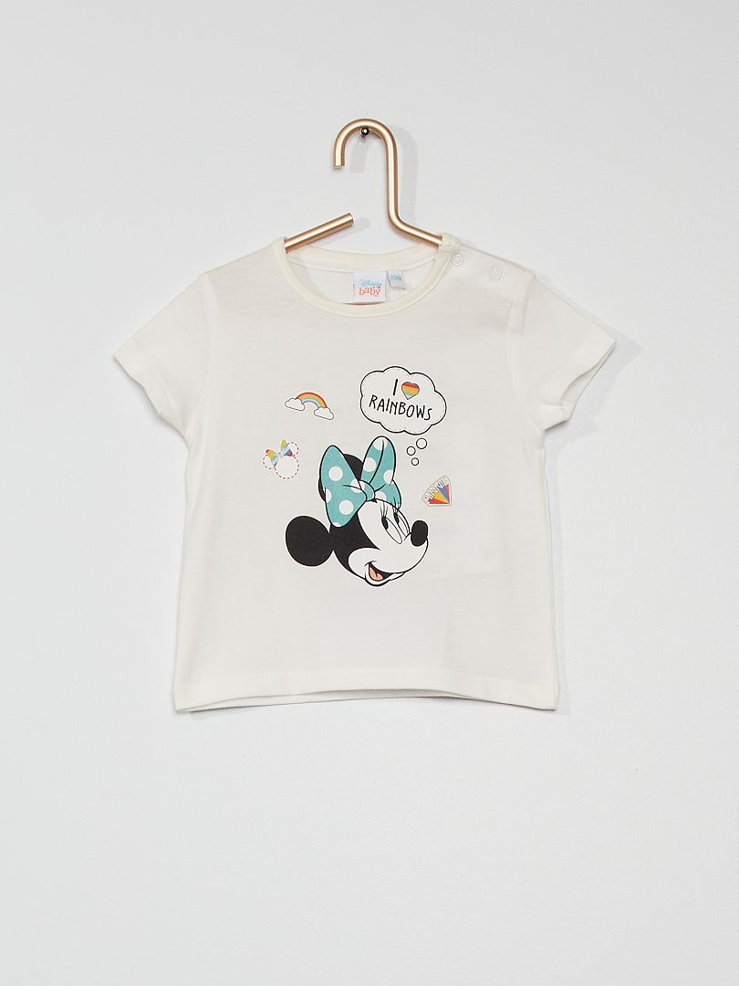 Camiseta 'Minnie' de algodón crudo - Kiabi