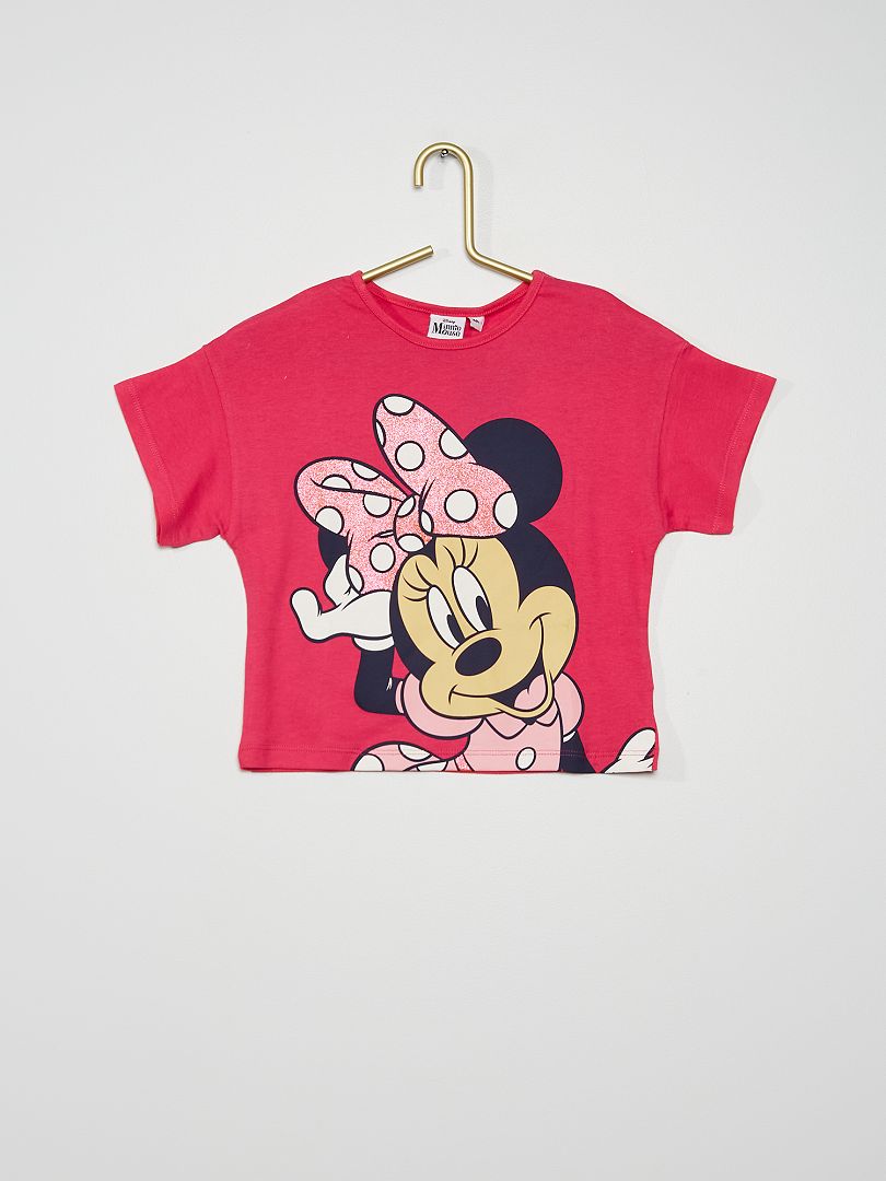 Camiseta 'Minnie' de 'Disney' fucsia - Kiabi