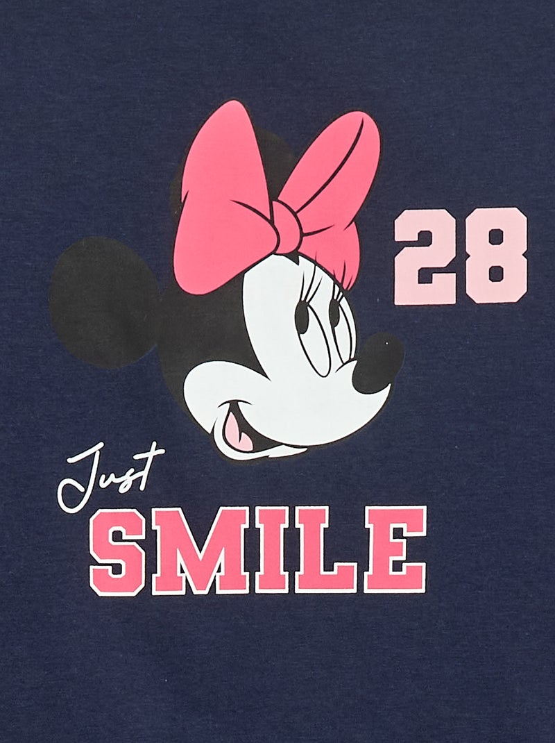 Camiseta 'Minnie' 'Disney' de manga larga Azul - Kiabi