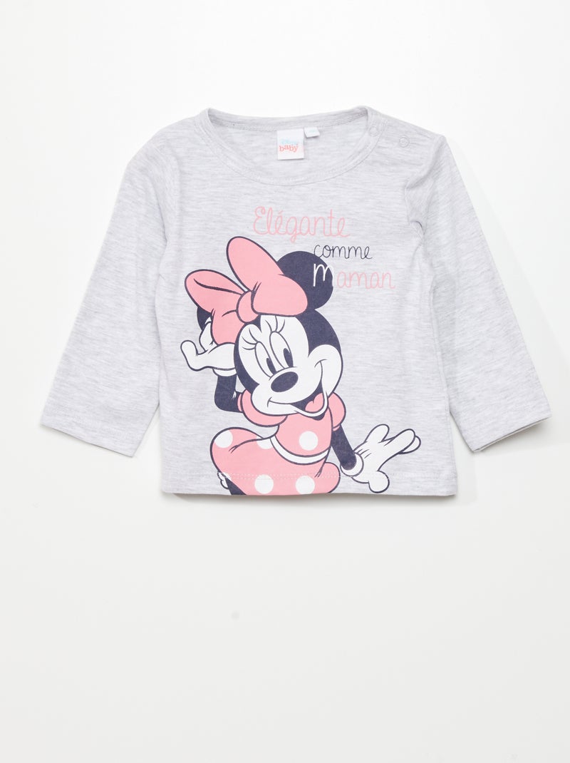 Camiseta 'Minnie' GRIS - Kiabi