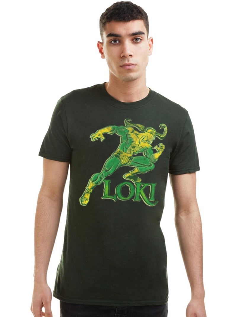 Camiseta mischievous para hombre - loki Verde bosque - Kiabi