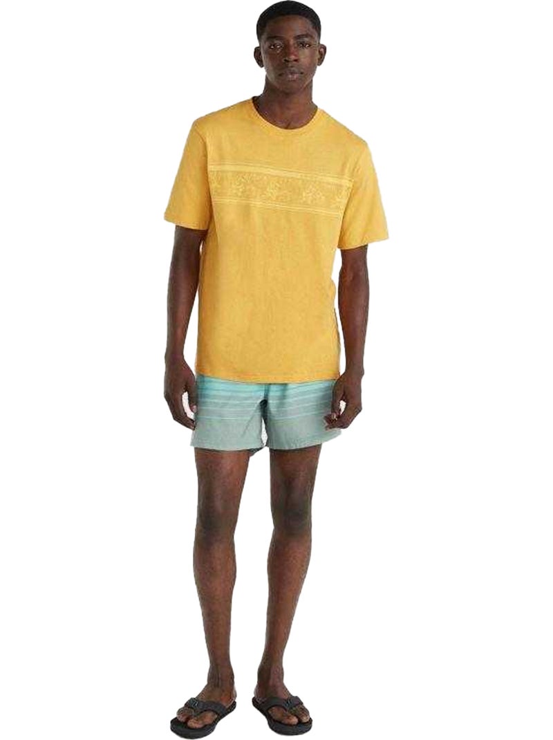 Camiseta mix & match diseño floral para hombre - o´neill Amarillo - Kiabi