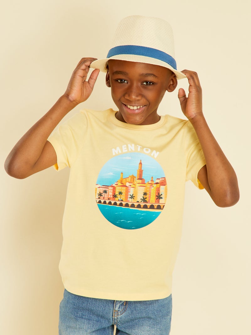 Camiseta mixta 'Antibes' AMARILLO - Kiabi