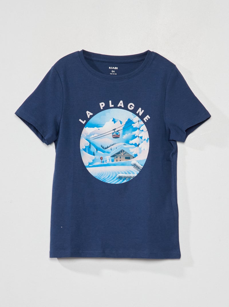 Camiseta mixta 'Antibes' AZUL - Kiabi