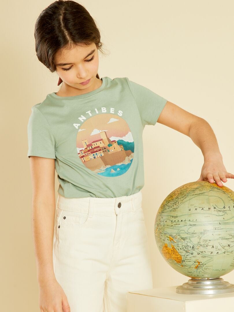 Camiseta mixta 'Antibes' VERDE - Kiabi