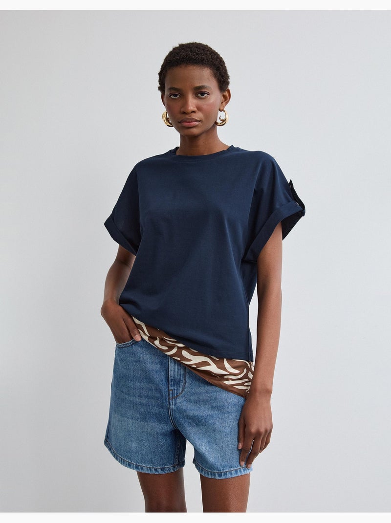Camiseta, MO Fashion Azul - Kiabi