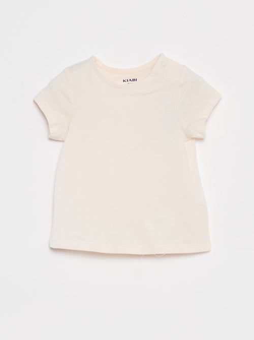 Camiseta + mono corto con estampado floral  - 2 piezas - Kiabi