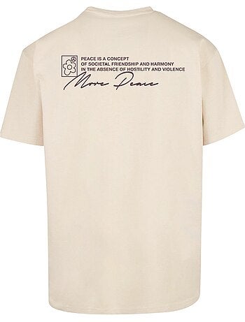 Camiseta more peace para hombre - mister tee