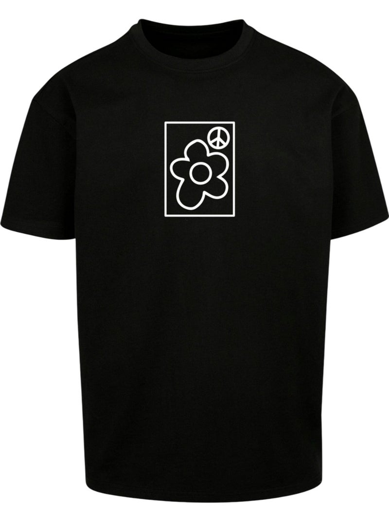 Camiseta more peace para hombre - mister tee Negro - Kiabi