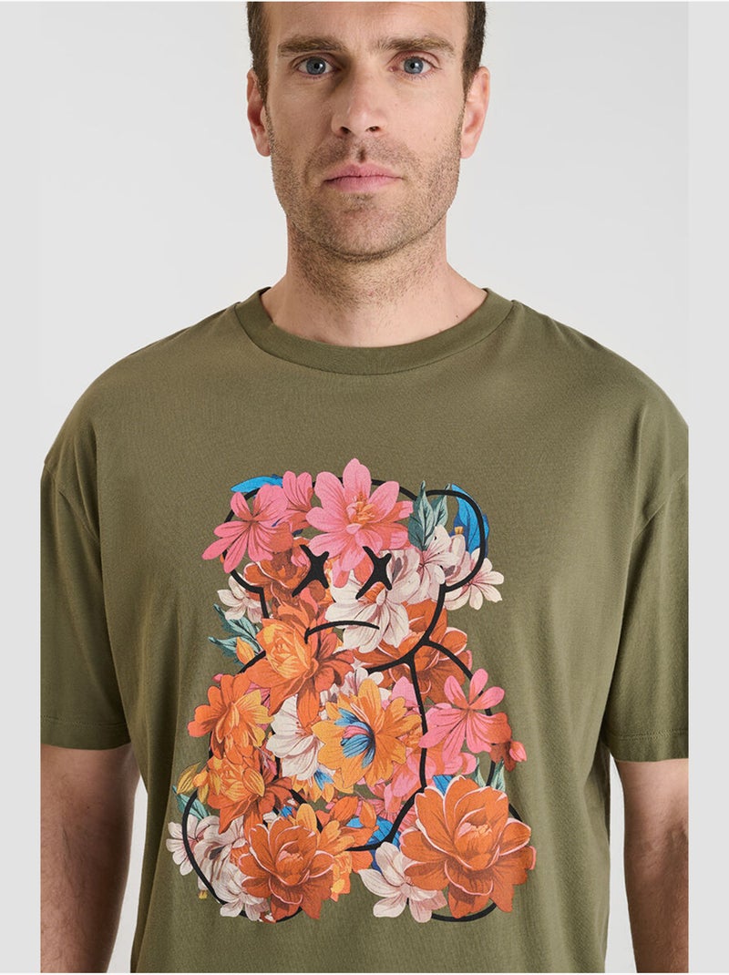 Camiseta Moser Caqui - Kiabi