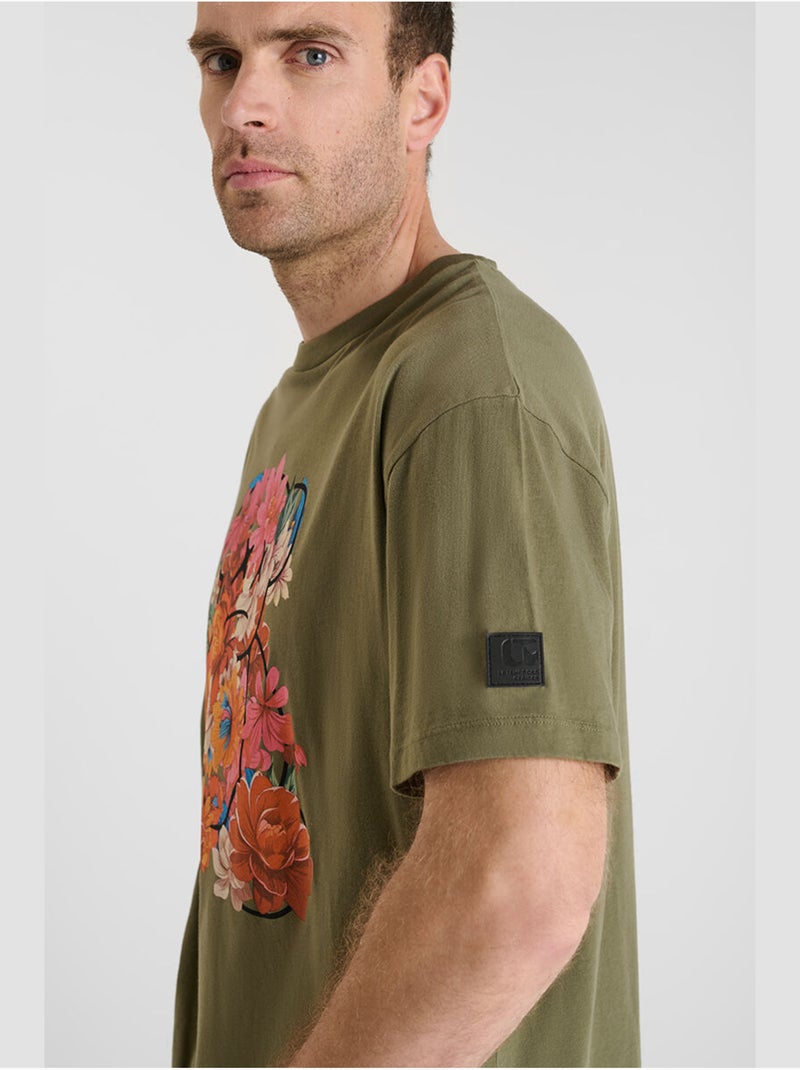 Camiseta Moser Caqui - Kiabi