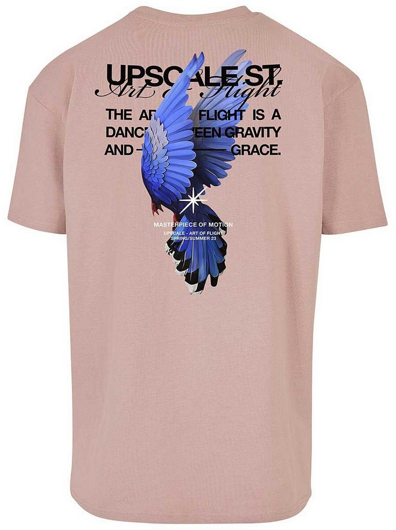 Camiseta motion para hombre - mister tee Rosa pálido - Kiabi