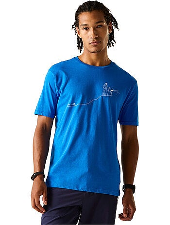 Camiseta movement iii diseño ruta de senderismo para hombre - dare 2b