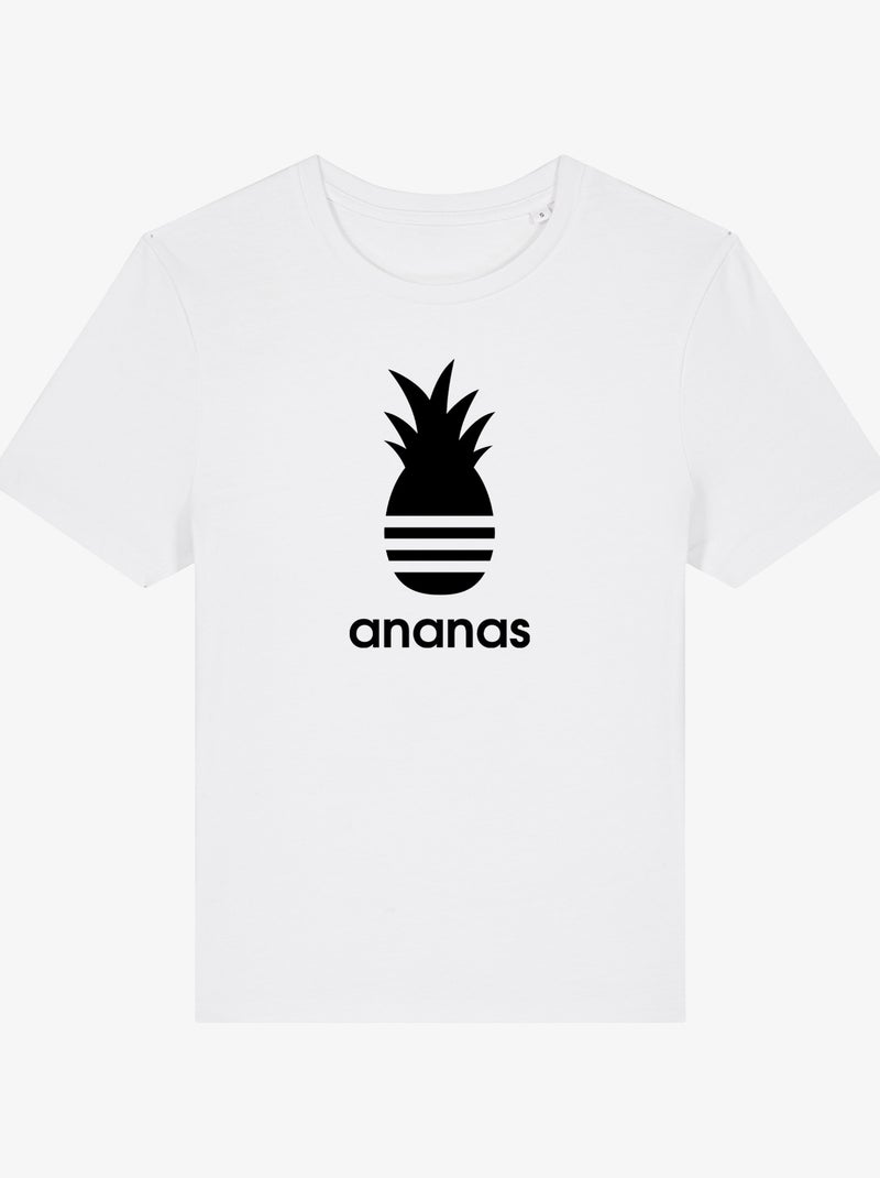 Camiseta Mujer - ANANAS Blanco - Kiabi