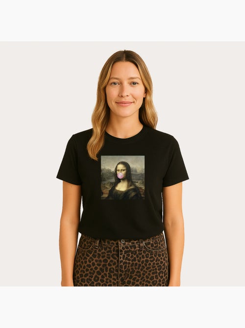Camiseta Mujer - APOH MONA LISA BUBBLE - Kiabi