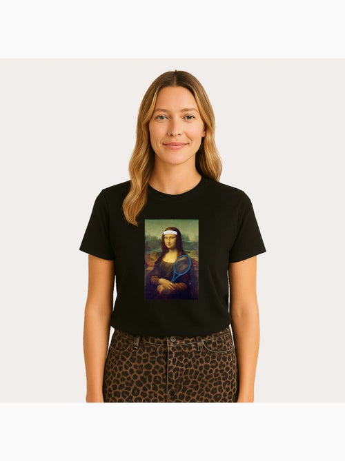 Camiseta Mujer - APOH MONA LISA TENNIS - Kiabi Camiseta Mujer - APOH MONA LISA TENNIS - Kiabi