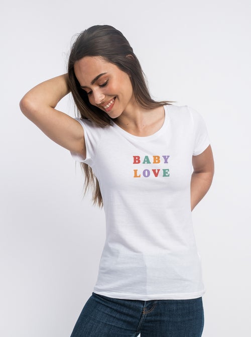 Camiseta Mujer - BABY LOVE - Kiabi