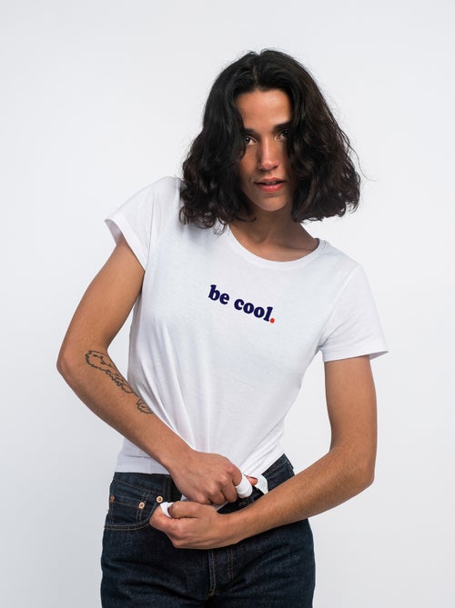 Camiseta Mujer - BE COOL - Kiabi