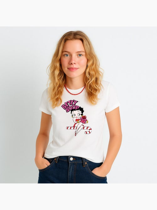 Camiseta Mujer - BETTY BOOP 2 - Kiabi Camiseta Mujer - BETTY BOOP 2 - Kiabi