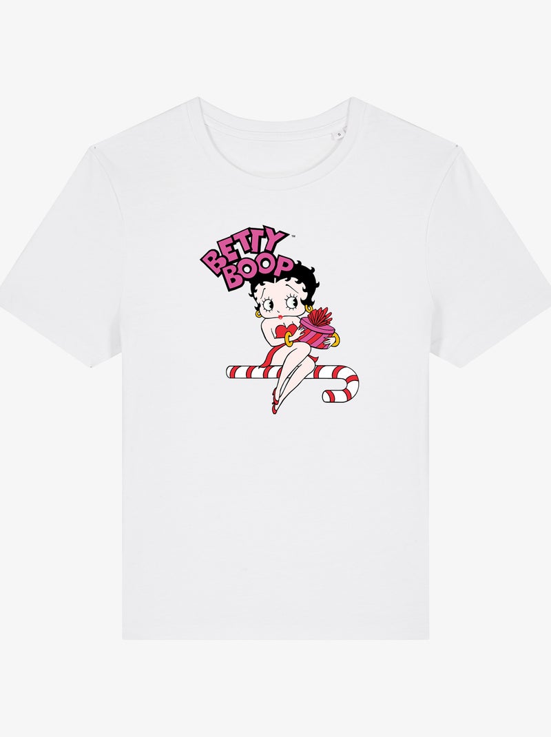 Camiseta Mujer - BETTY BOOP 2 Blanco - Kiabi