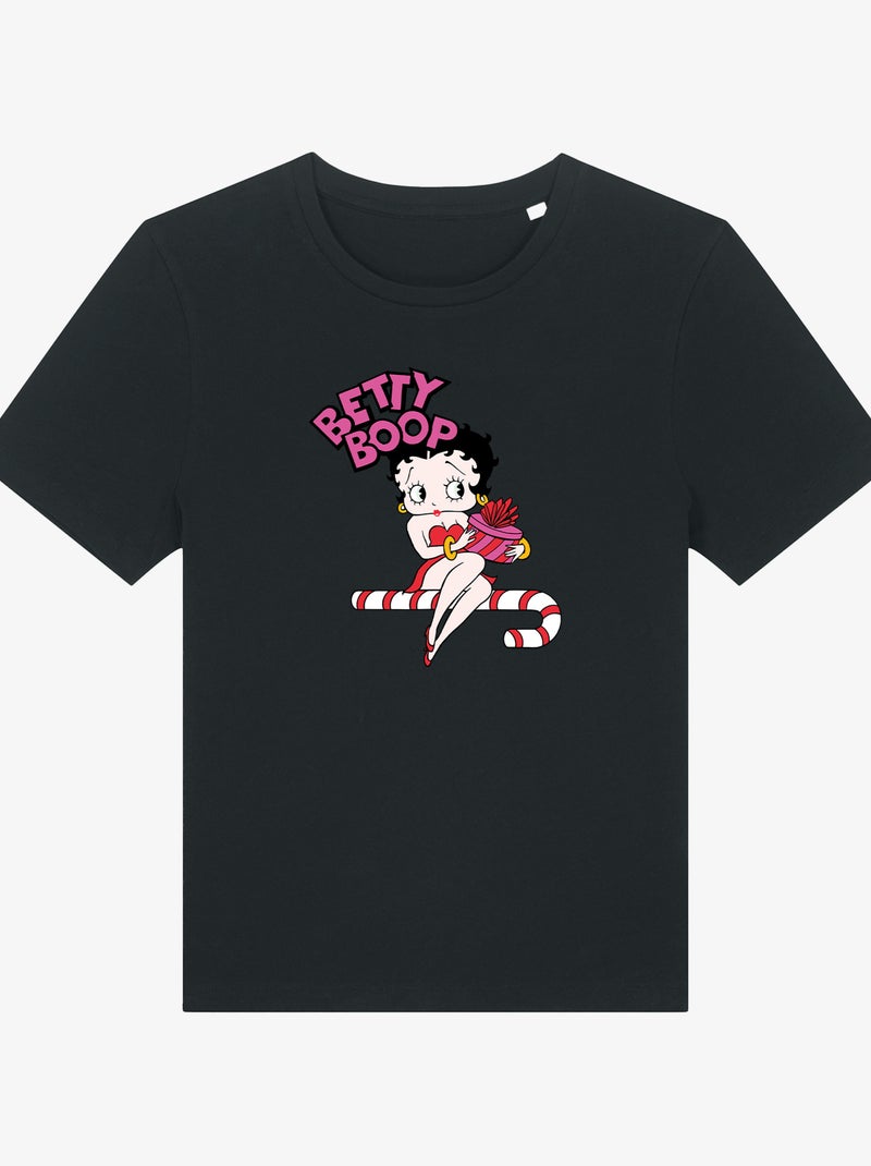 Camiseta Mujer - BETTY BOOP 2 Gris jaspeado - Kiabi