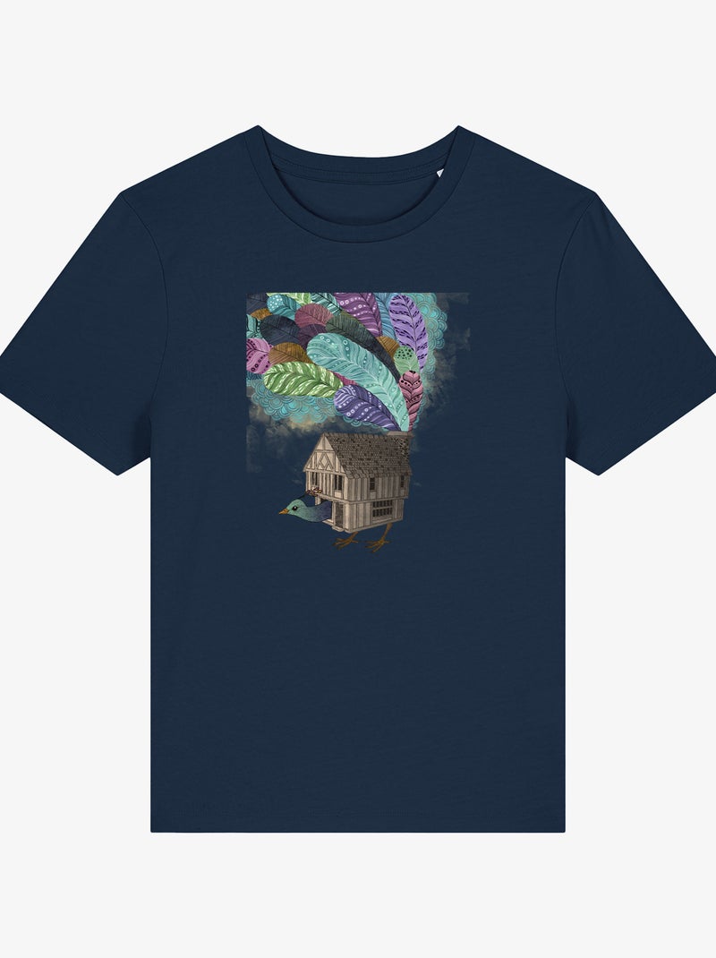 Camiseta Mujer - BIRDHOUSE Azul marino - Kiabi