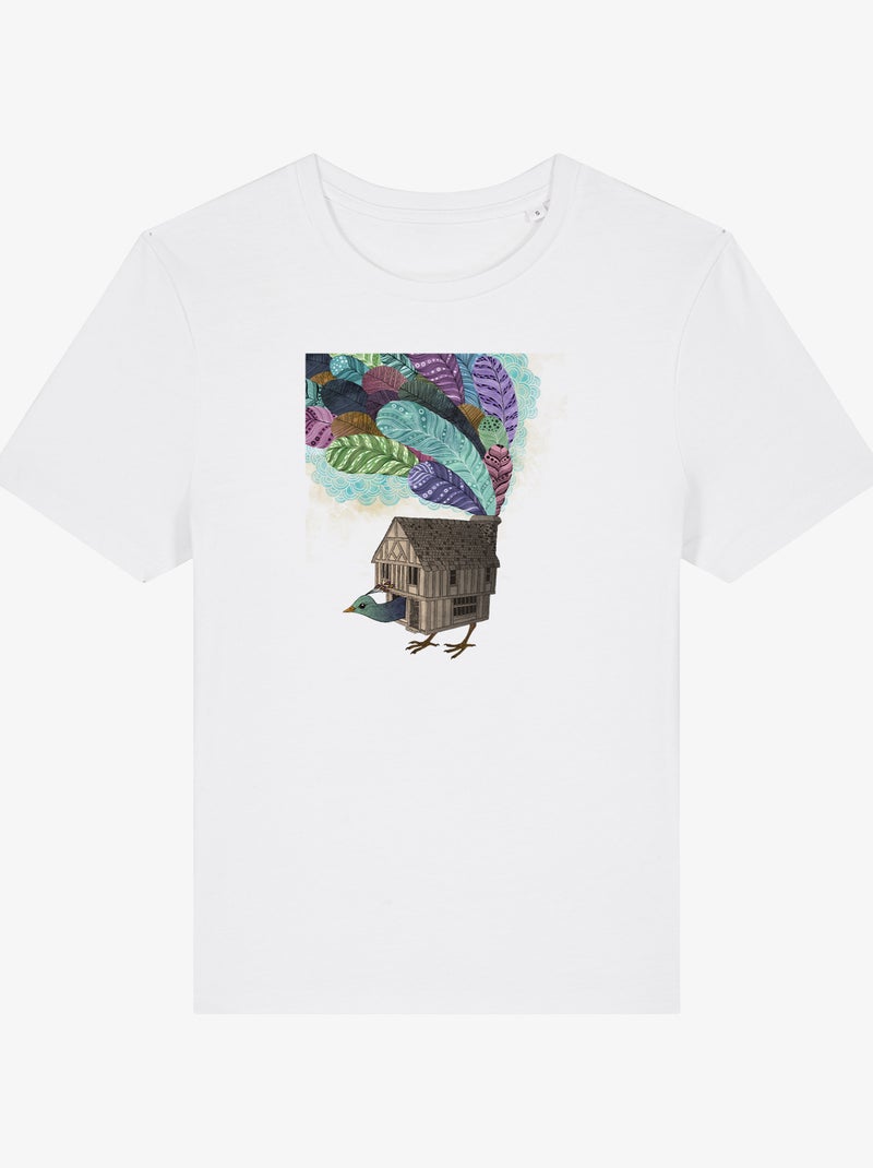 Camiseta Mujer - BIRDHOUSE Blanco - Kiabi