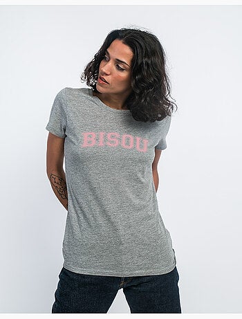 Camiseta Mujer - BISOU TYPO USA