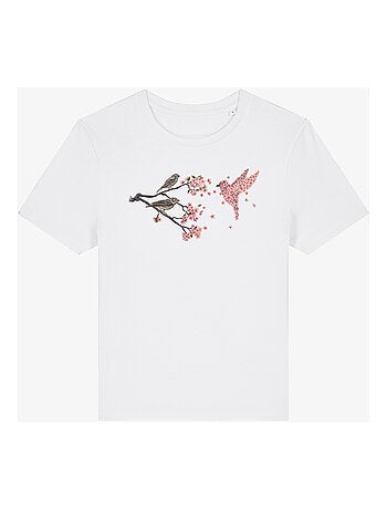 Camiseta Mujer - BLOSSOM BIRD