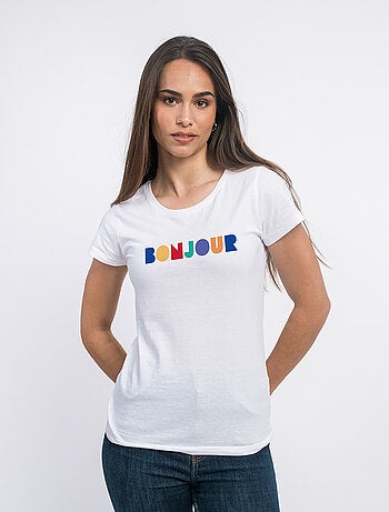 Camiseta Mujer - BONJOUR COLORÉ