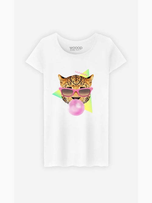 Camiseta Mujer - BUBBLE GUM LEO - Kiabi