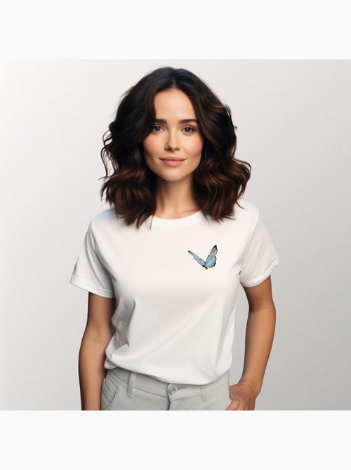 Camiseta Mujer - BUTTERFLY CŒUR - Kiabi