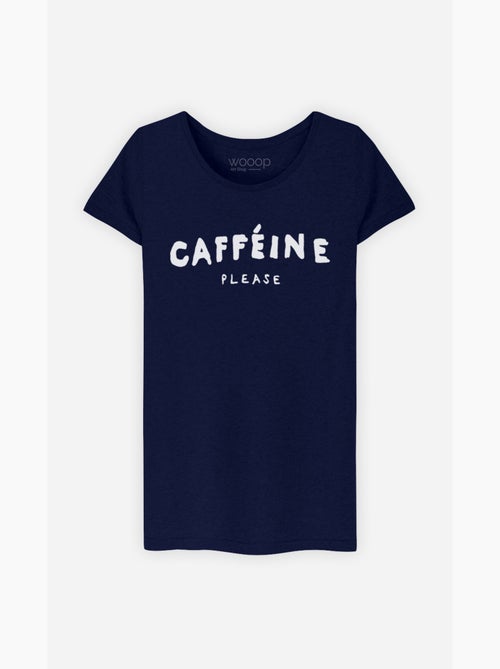 Camiseta Mujer - CAFFEINE PLEASE - Kiabi