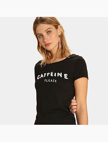 Camiseta Mujer - CAFFEINE PLEASE