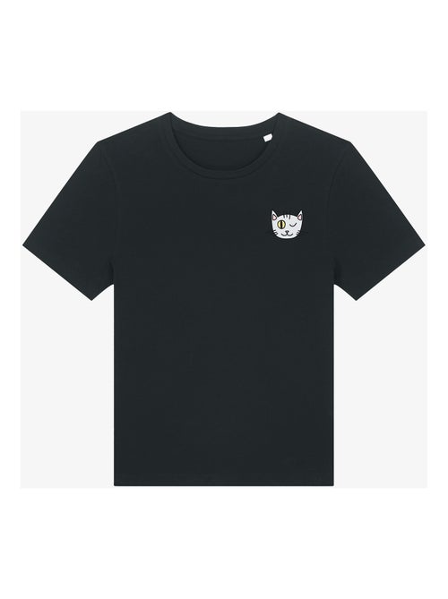 Camiseta Mujer - CHAT CLIN DOEIL CŒUR - Kiabi