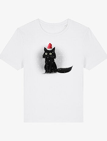 Camiseta Mujer - CHRISTMAS CAT
