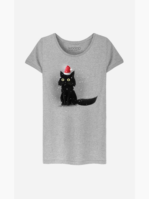 Camiseta Mujer - CHRISTMAS CAT - Kiabi
