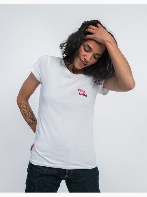 Camiseta Mujer - CIAO BELLA CŒUR - Kiabi Camiseta Mujer - CIAO BELLA CŒUR - Kiabi