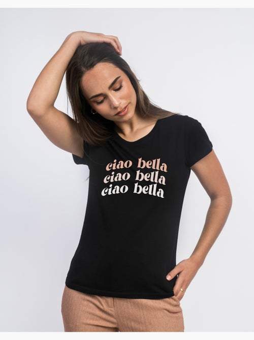 Camiseta Mujer - CIAO BELLA - Kiabi