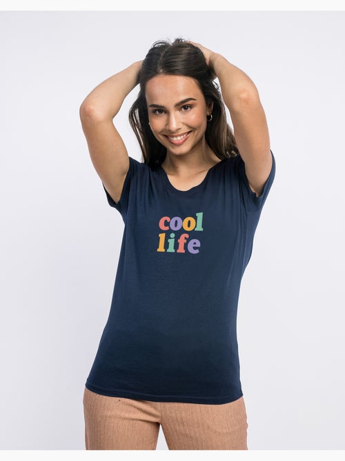 Camiseta Mujer - COOL LIFE - Kiabi