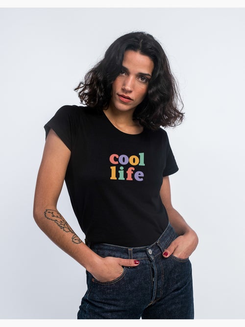 Camiseta Mujer - COOL LIFE - Kiabi