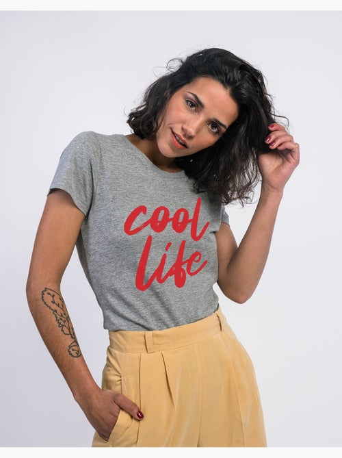 Camiseta Mujer - COOL LIFE WAF - Kiabi
