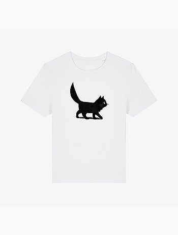 Camiseta Mujer - CREEPING CAT