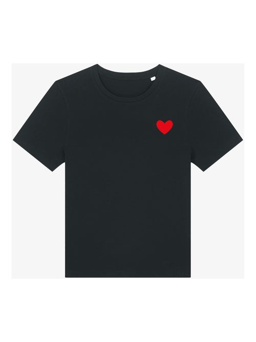 Camiseta Mujer - DESSIN PETIT COEUR - Kiabi Camiseta Mujer - DESSIN PETIT COEUR - Kiabi